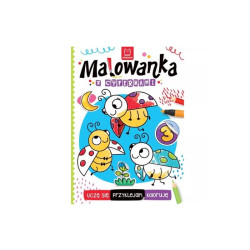 Malowanka z cyferkami Uczę się, przyklejam...39082