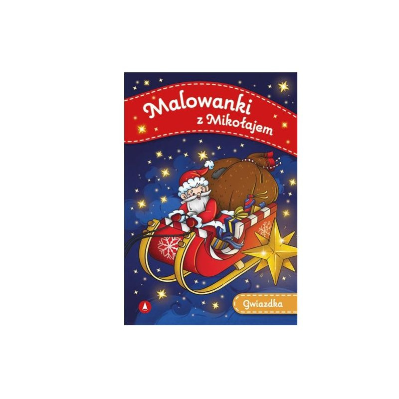 Malowanki z Mikołajem Gwiazdka 79142