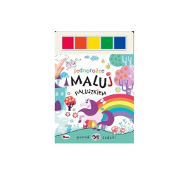 Maluj paluszkiem Jednorożce 13914