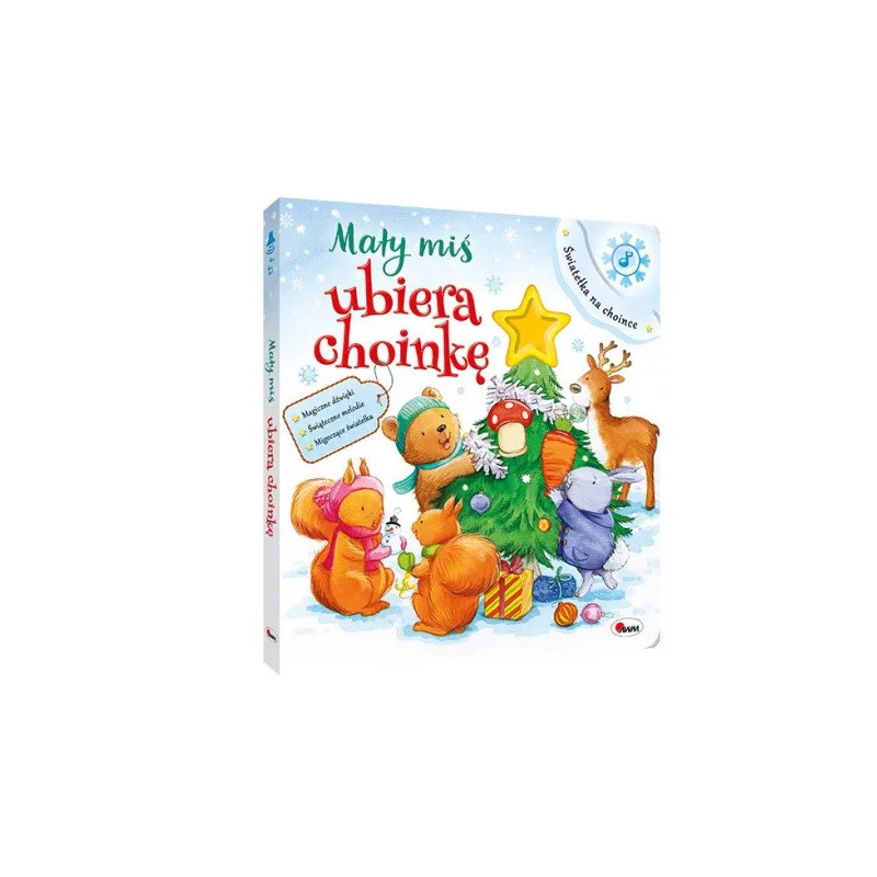 Mały miś ubiera choinkę 14898