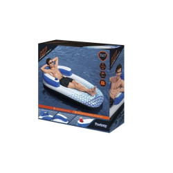 Materac dmuchany z oparciem 191x107 B43533 09827