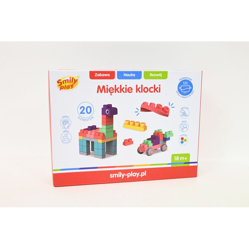 Miękkie klocki 20el SmilyPlay SP84944 49443
