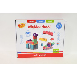 Miękkie klocki 50el SmilyPlay SP84943 49436