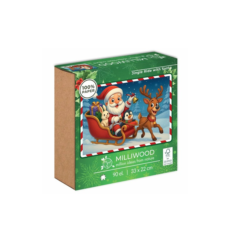 Milliwood ClassJigsaw puzzle 90el JingleRid..50875