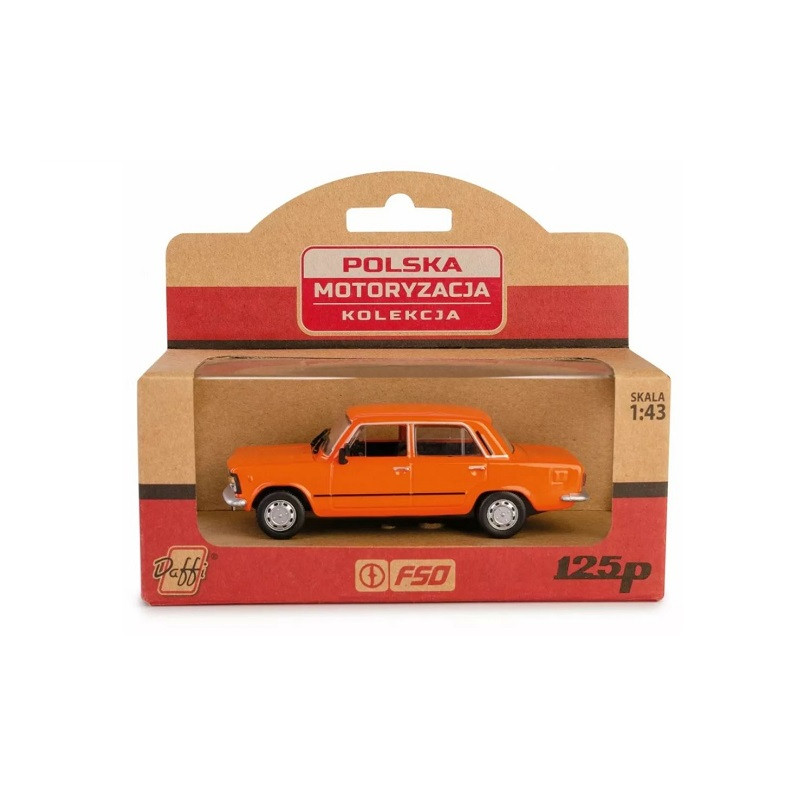 Model PRL Fiat 125P MR pomarańczowy K-593 15934