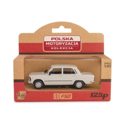 Model PRL Fiat 125P MR popielaty K-595 15958