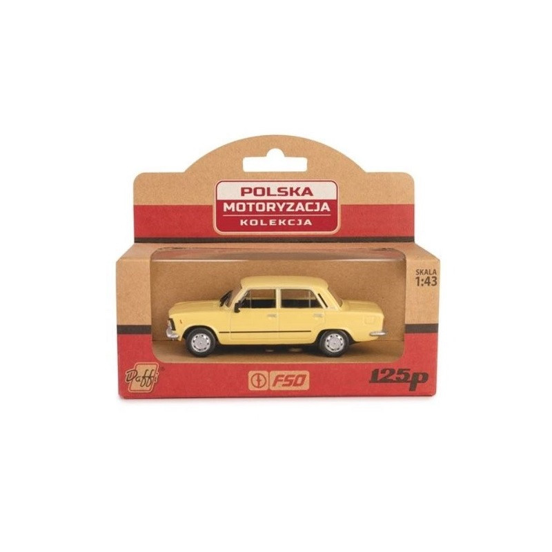 Model PRL Fiat 125P MR żółty K-594 15941