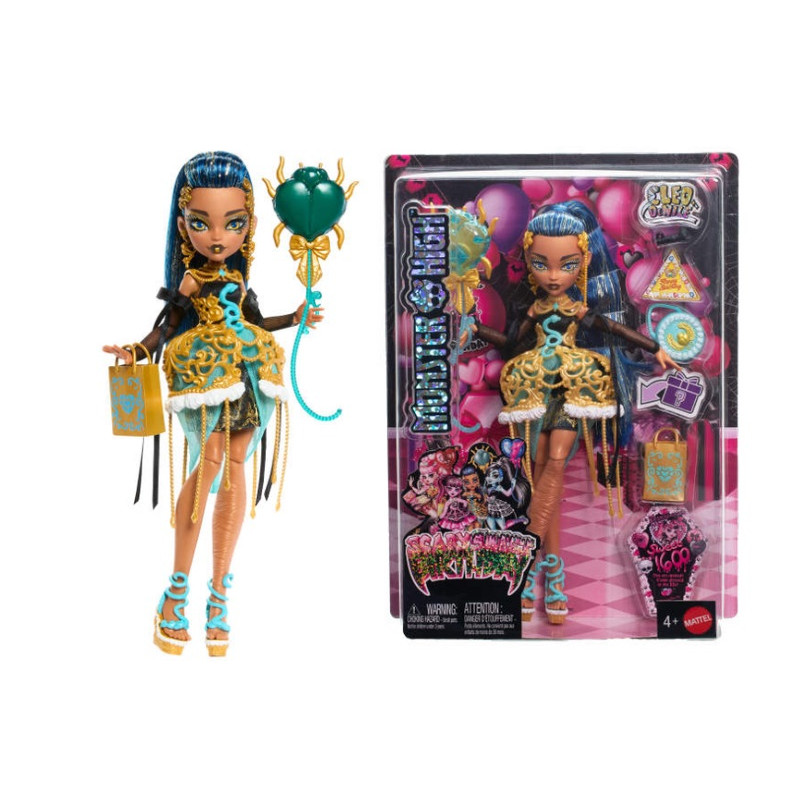 MONSTER HIGH Straszysłodkie urodziny Cleo JBG76