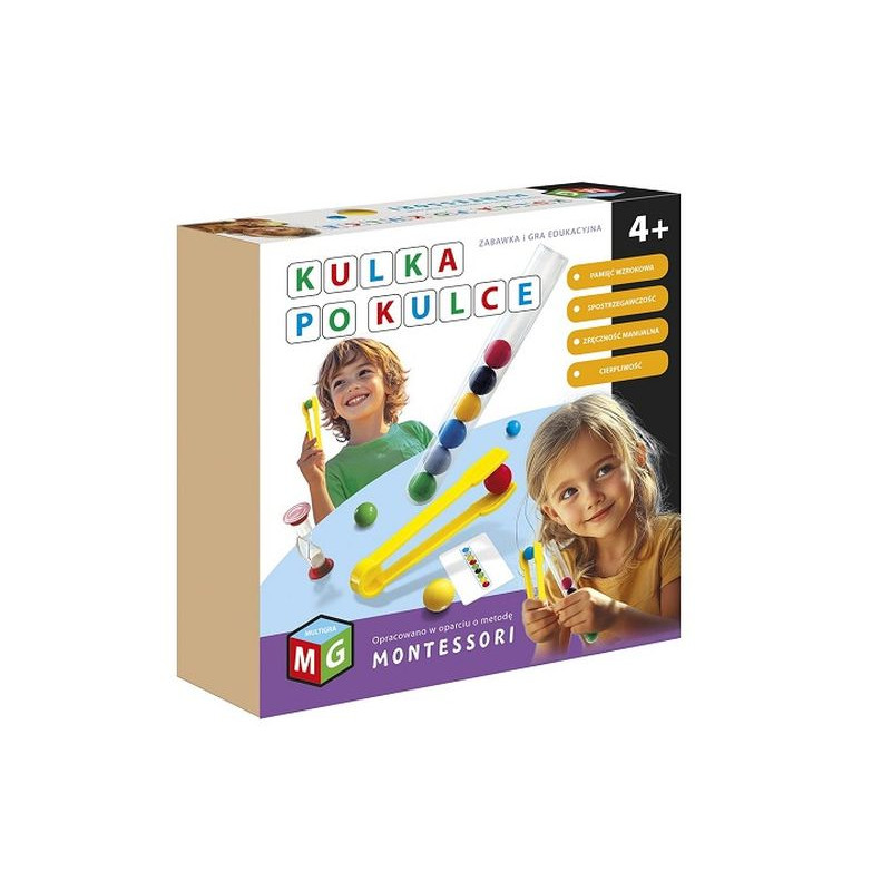 Montessori gra i zabawka eduk.Kulka po kulce 05969