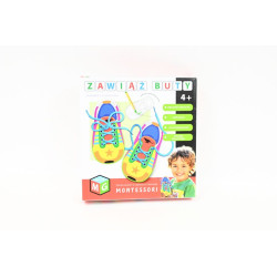 Montessori -zabawka edukacyjna zawiąż buty 05938