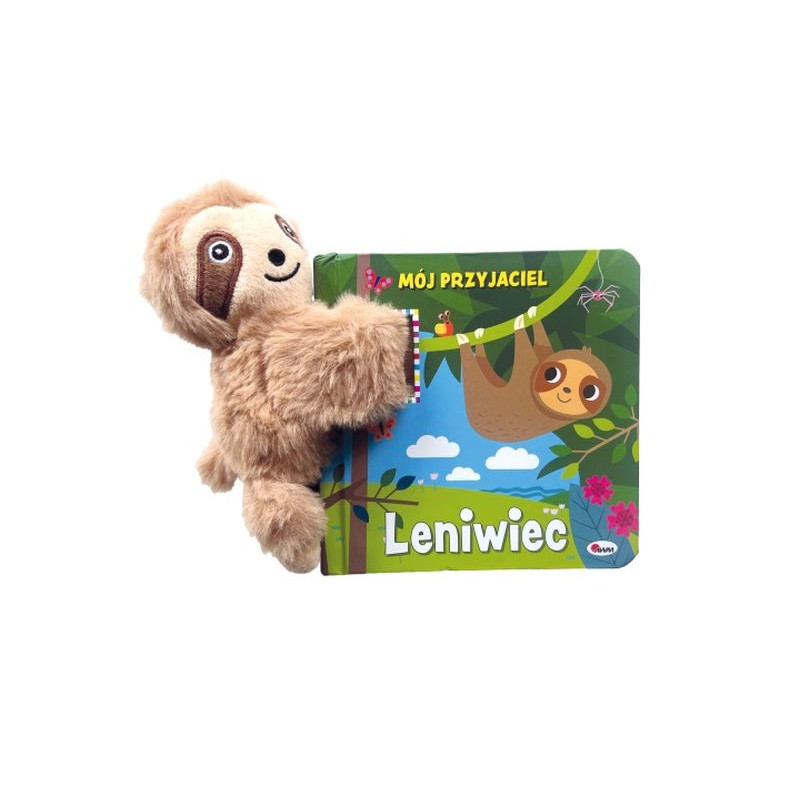 Mój przyjaciel leniwiec z maskotką14836