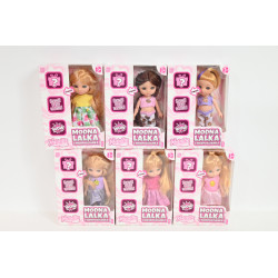 Natalia lalka z akcesoriami 17cm 6szt/disp 181900