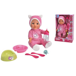 New Born Baby Bobas kocia piżamka+akces 503-0519