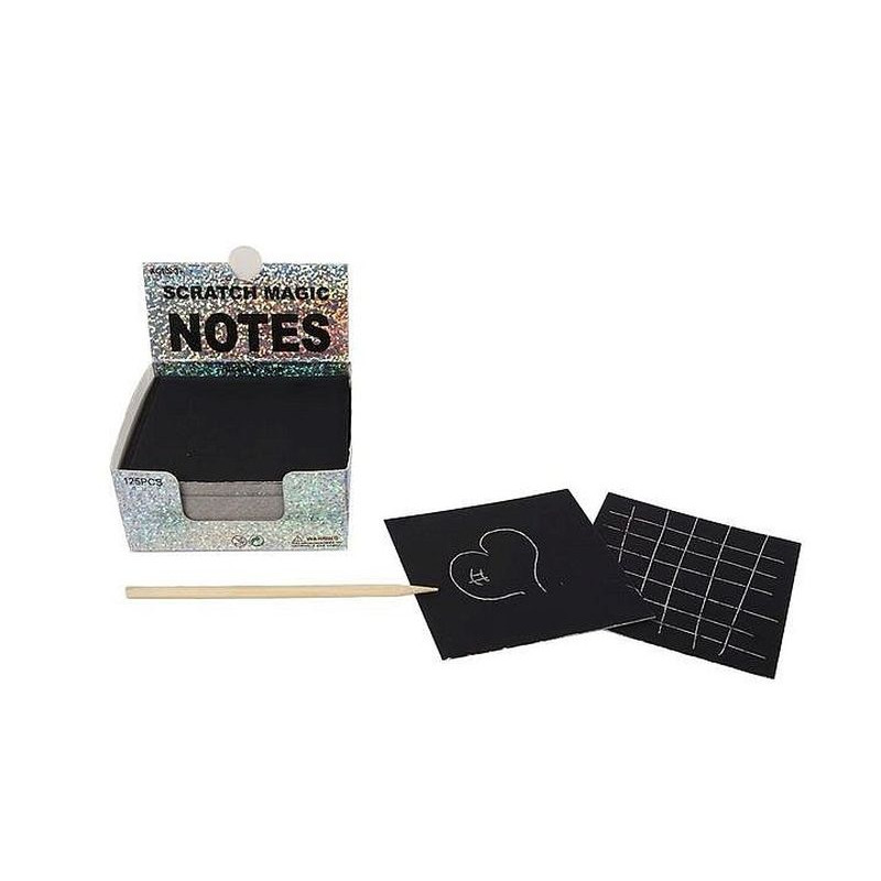 Notes czarne karteczki 100szt 620613 45658