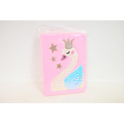 Notes pluszowy łabędź D43013-1 70462