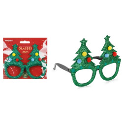 Okulary Świąteczne Choinki mix 91856