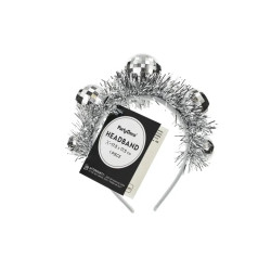 Opaska Kule Disco 17,5x17,5cm srebrny 94277