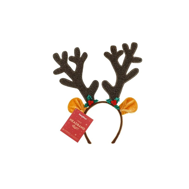 Opaska Rogi Renifera z uszami mix 91962