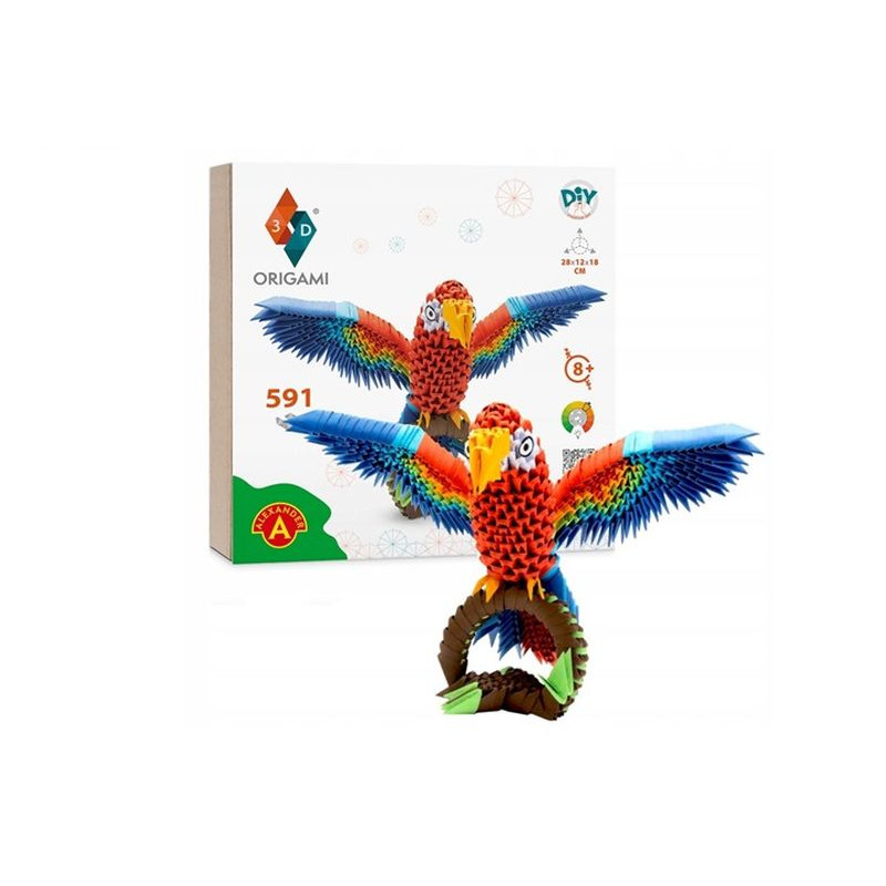 Origami 3D Papuga / Parrot 28461