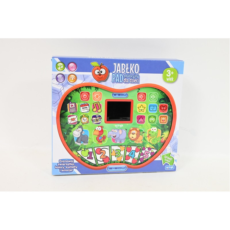  Pad edukacyjny d/dzieci e-edu jabłko 170805