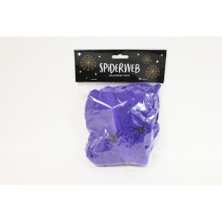 Pajęczyna Halloween fiolet 60g 77453