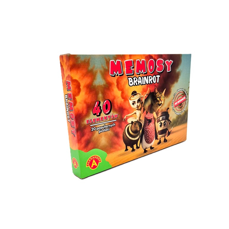 Pamięć-memosy Brainrot -crocodillo,tralal...32147