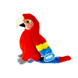 Papuga czerwona 25cm 48754
