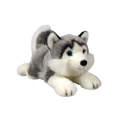 Pies husky leżacy 34cm 48853