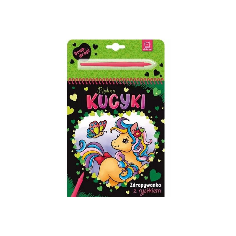 Piękne kucyki Zdrapywanka z rysikiem 39969