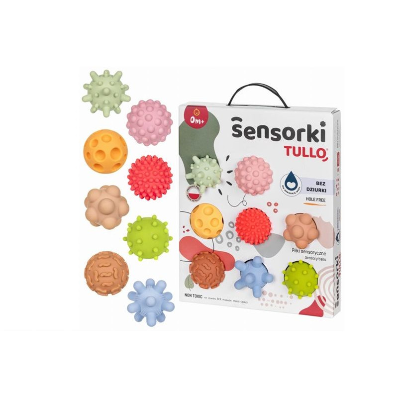 Piłeczki sens.sensorki 8szt b/dziurki 497 74972