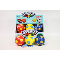 Piłeczka 10cm 3kol 12/disp 012107 86425