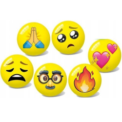 Piłka Emoji 23cm 6wz 34478 31599