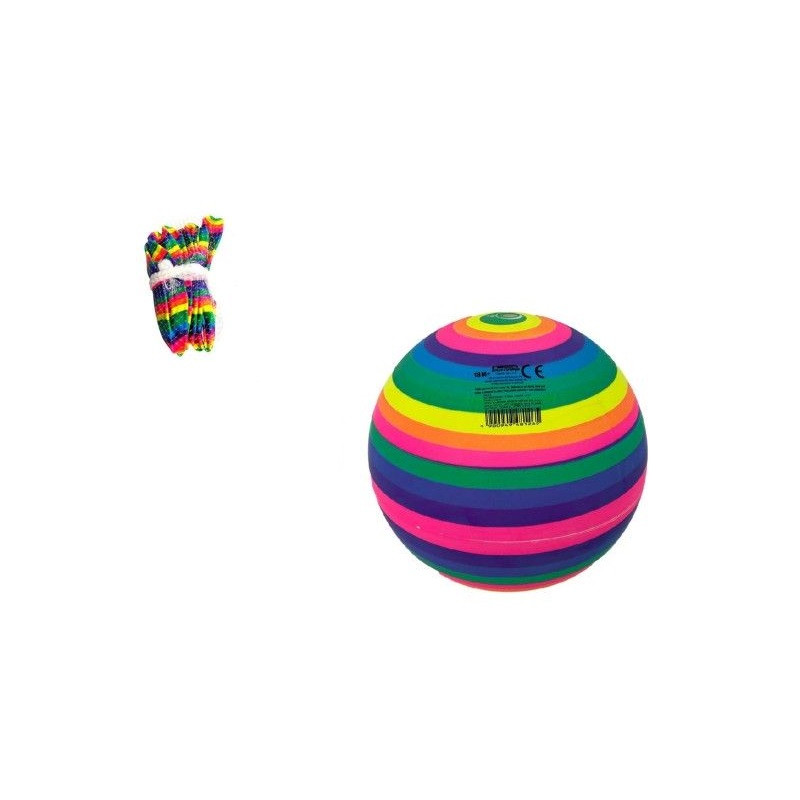 Piłka gumowa 6szt/siatka Z10334 81265