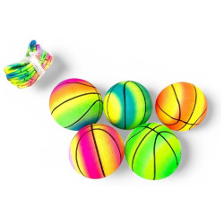 Piłka gumowa 6szt/siatka Z10337 81296