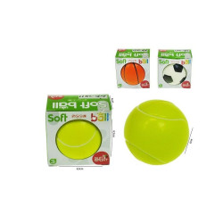 Piłka miękka 6cm 3kol HC0216 45987