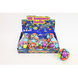 Piłka mocno odbijajaca się kolorowa A-1055 82965