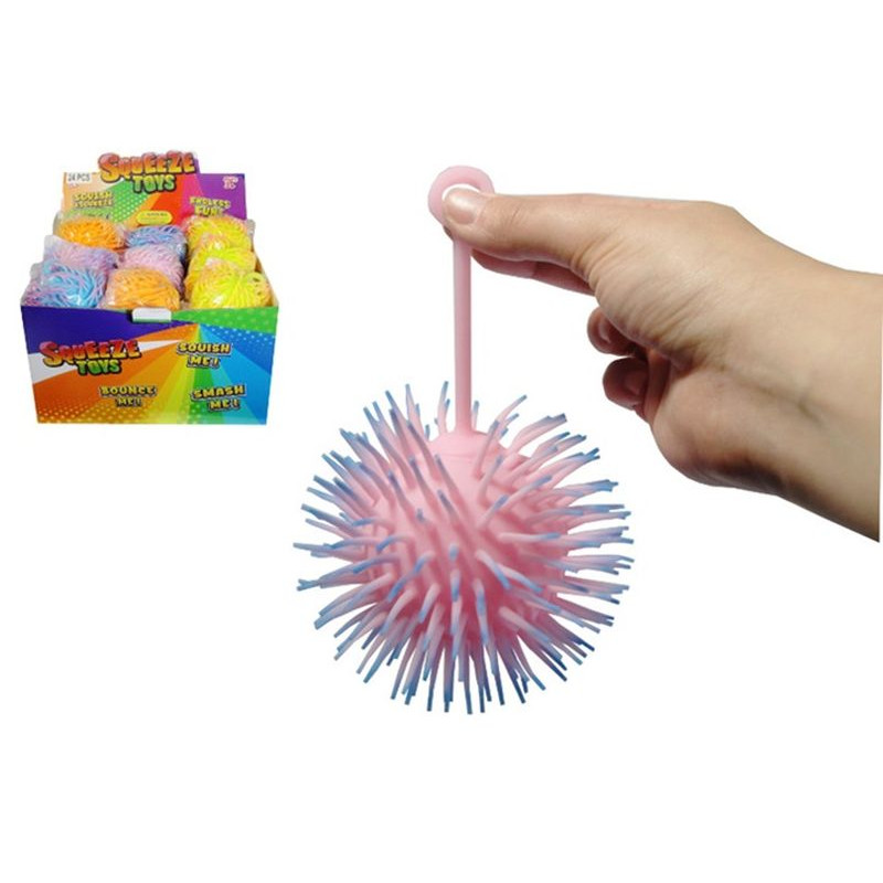 Piłka włochacz światło 24szt/box U797 67081