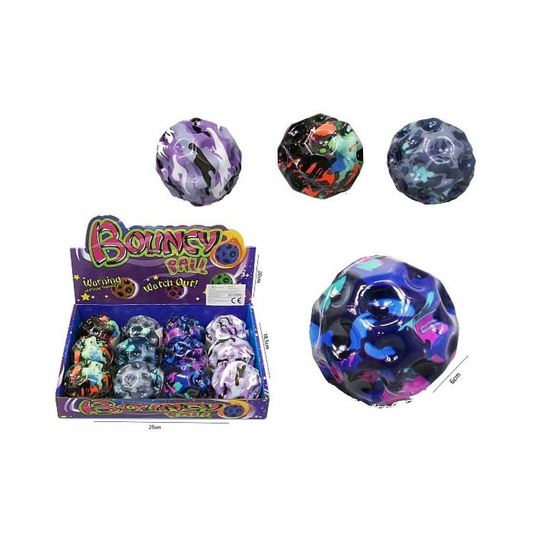 Piłka wysokich lotów mazana 6cm 12/box HPC02 50448