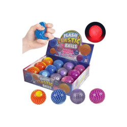 Piłka wzorki świecąca 4wz A-2165 19829