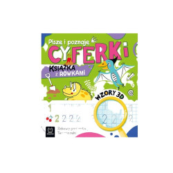 Piszę i poznaję Cyferki Książka z rowkami 40744