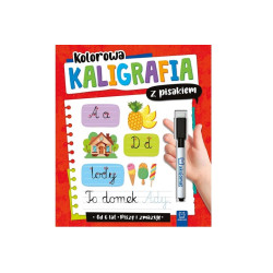 Piszę i zmazuję Kolorowa kaligrafia z pis.6+ 40782
