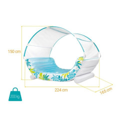 Pływająca wyspa z daszkiem tropical 56294EU 25726