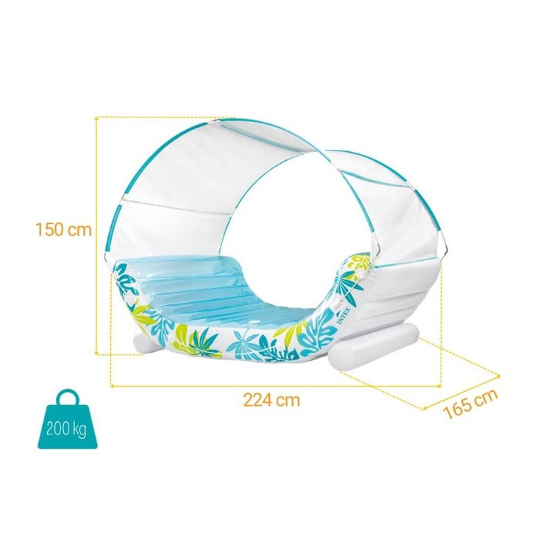 Pływająca wyspa z daszkiem tropical 56294EU 25726