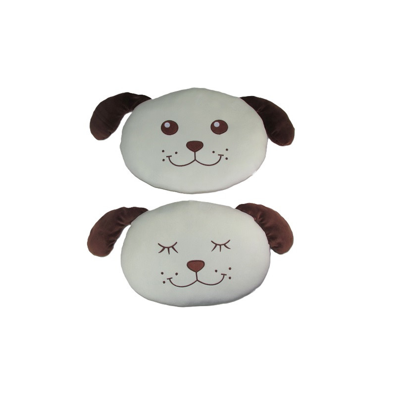 Poduszka P-3347 pies krem 2rodz mix 42cm 170590