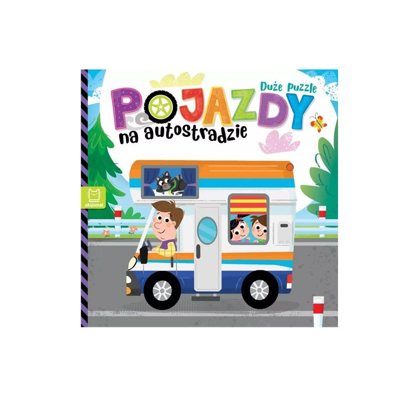 Pojazdy na autostradzie Duże puzzle 38207