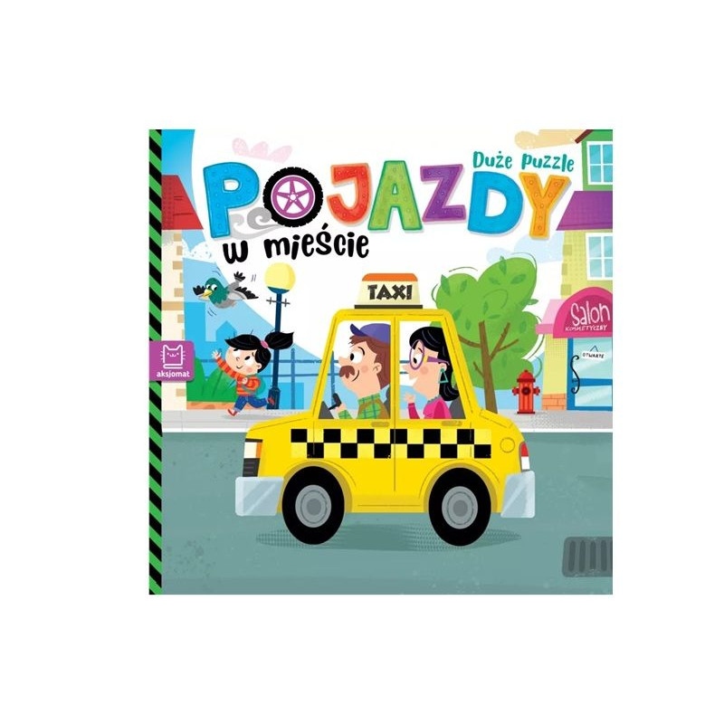 Pojazdy w mieście Duże puzzle 38191