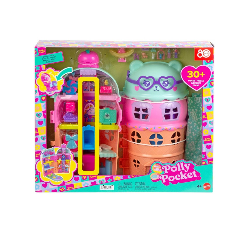 Polly Pocket Lodowy deser domek zestaw JFT91