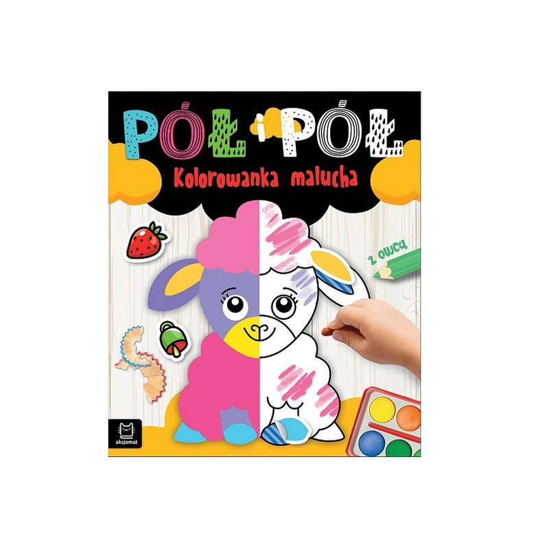 Pół i pół Kolorowanka malucha z owcą 38733