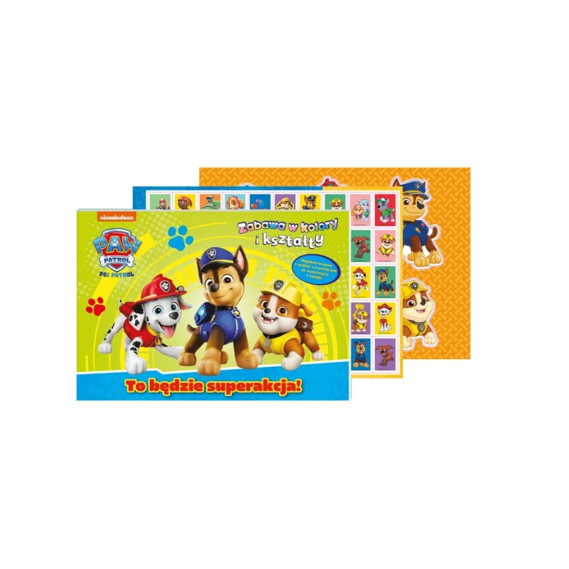 Psi Patrol Zab.w kol.i kształty Co za akcja! 29761