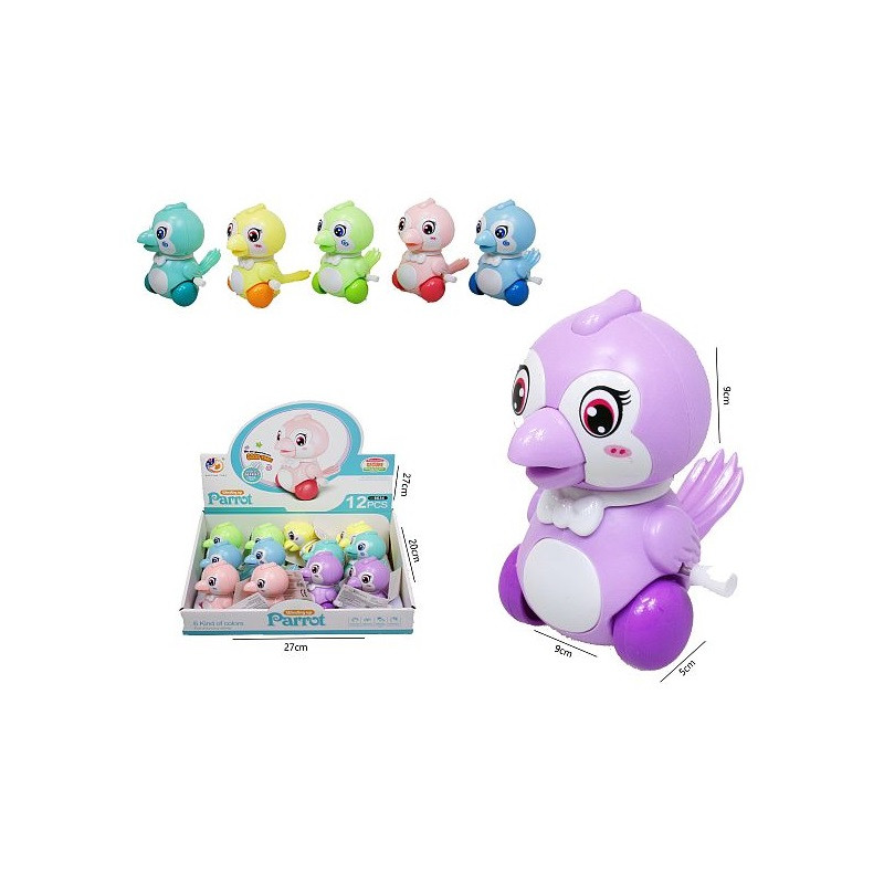 Ptaszek nakręcany 8cm 6kol H13999 51988